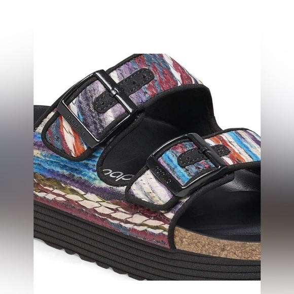 Birkenstock Arizona Flex Platform Multi-Turquoise - Picture 2 of 7